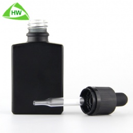 30ml black rectangle bottle